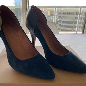 Madewell Navy Dorsay Pump